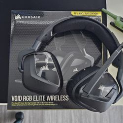 Corsair void rgb elite wireless gaming headset