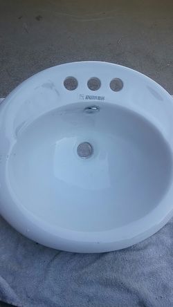 Bathroom sink.
