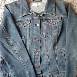Women's Jean Jacket Size XL