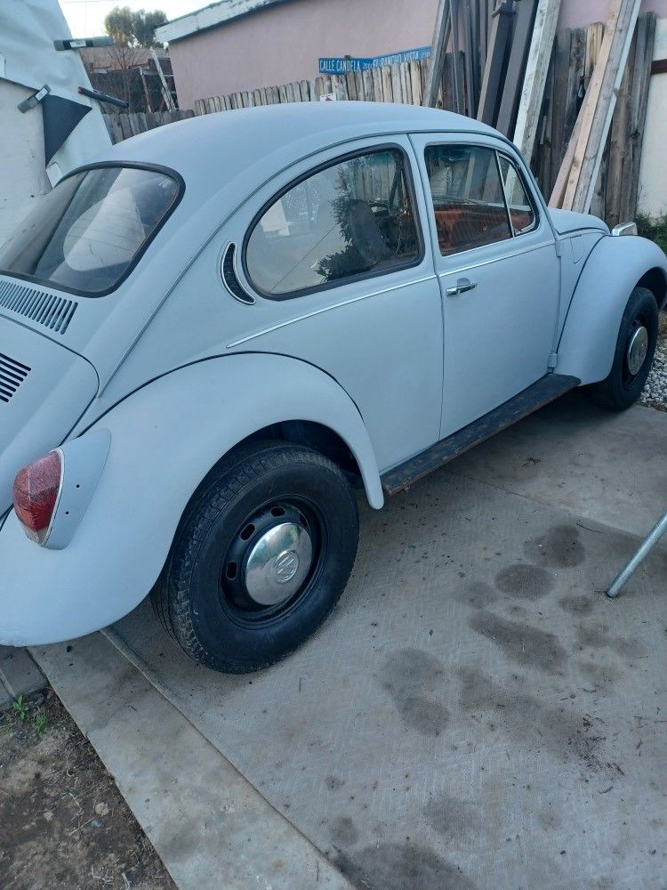 Classic 1972 Vw Bug Flat Windshield Factory Sunroof Works good 