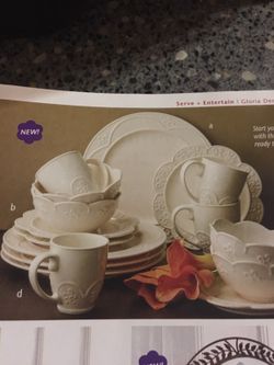 Princess House Vajilla De 16 Piezas 16 Piece Dinnerware for Sale