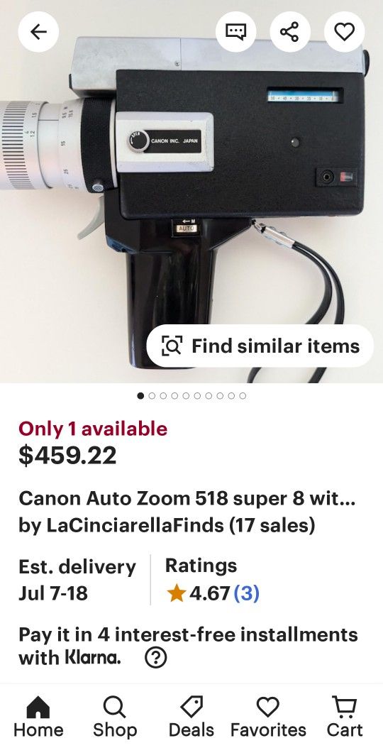 Vintage Cannon AUTO Zoom