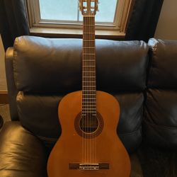 Vintage Ensenada Classical Guitar with Case