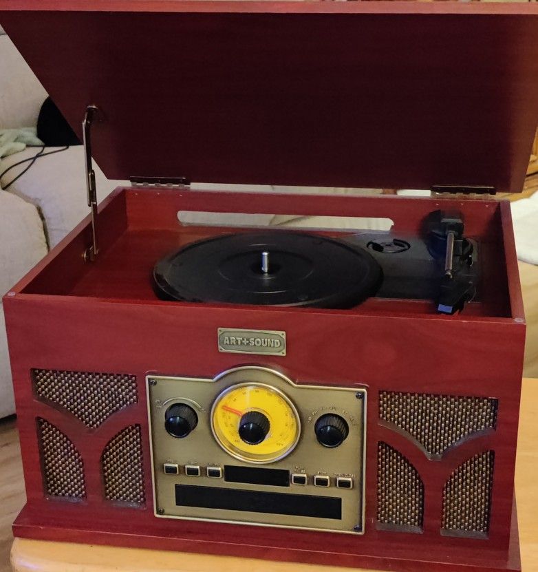 Innovative Technology VTA-200B Turntable Mahogany Record Vinyl Player