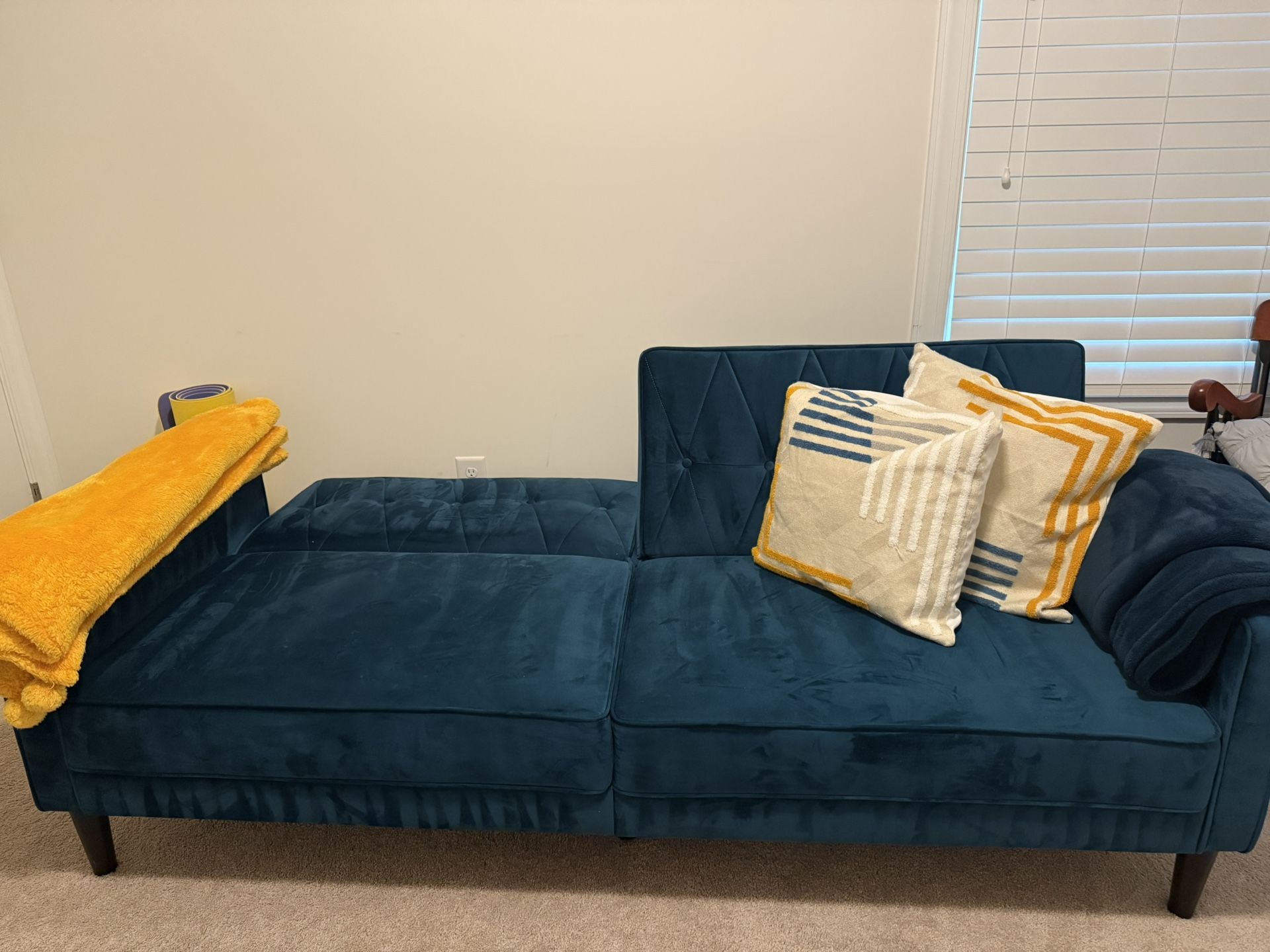 Velvet Theater Room Sofa