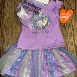 Brand New Three Piece Mermaid Skirt Set 
