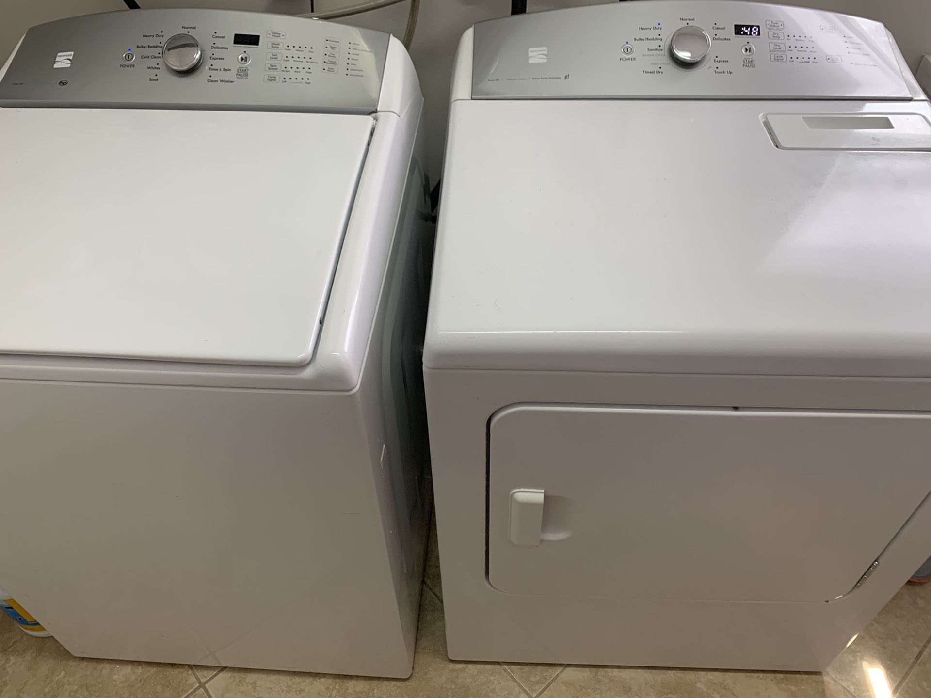 Kenmore Series 600 Washer & Dryer