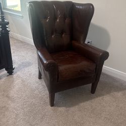 Mitchel Gold Bob Williams Leather Wing Chair