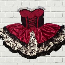 Sexy Red Riding Hood Dress Size Medium 