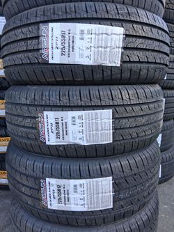 225-50-17 !!! ARISUN AGGRESSOR A/S !!! $300 LAS 4 LLANTAS MONTADAS Y BALANCEO INCLUIDO 👌
