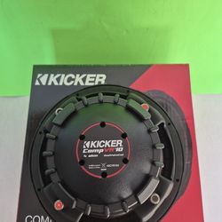 KICKER ( 1 ) 10 INCH DUAL 4 OHM VOICE COIL CAR SUBWOOFER 700 WATTS