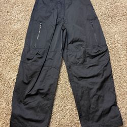 Y2K Sandro Oversized Cargo Pants Black Womens Size 34