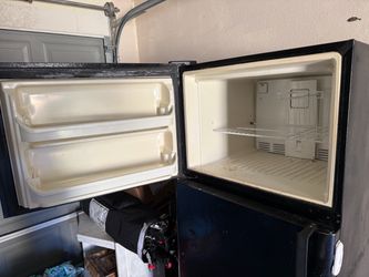 Black Top-Freezer Refrigerator