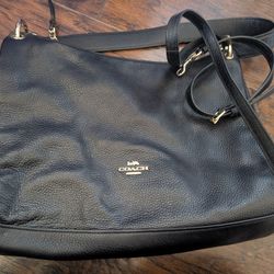 Black Pebble Coach Purse