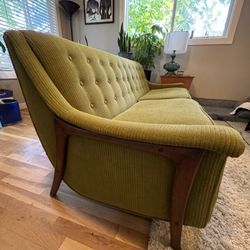 Rare Upholstered MCM Couch
