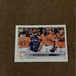 136 Series One Houston Astros Topps Card 2021