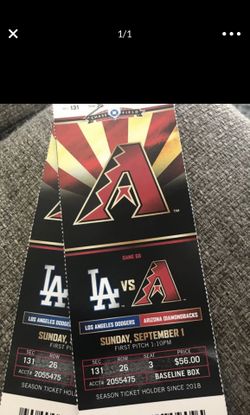 LA Dodgers VS AZ Diamondbacks