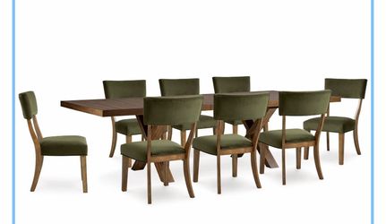 8 chairs Dining table