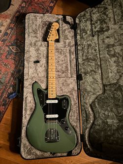 2018 Fender Jaguar Olive Green