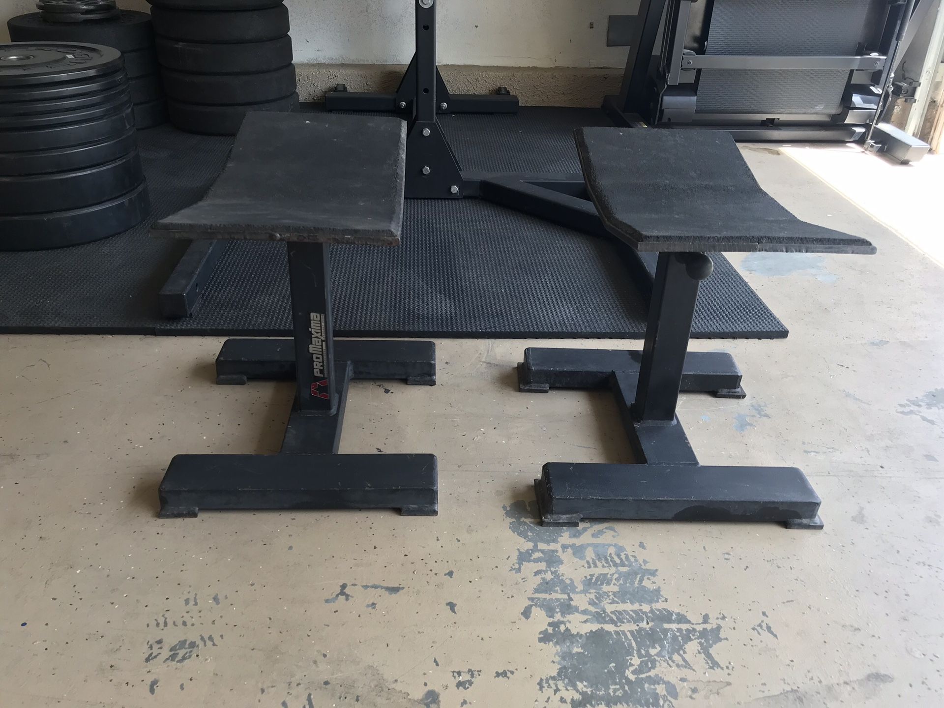 Pro Maxima adjustable pulling stands/jerk blocks