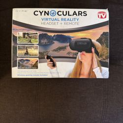 CYNOCULARS: VIRTUAL REALITY HEADSET & REMOTE