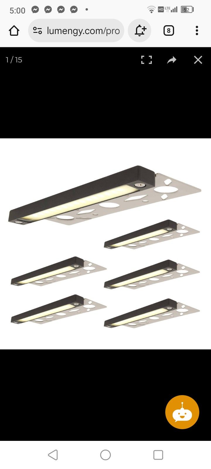 Sets Of 8 LED SMART Step Lights (10 SETS TOTAL)