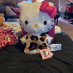 Hello Kitty Leopard Pillow/plush