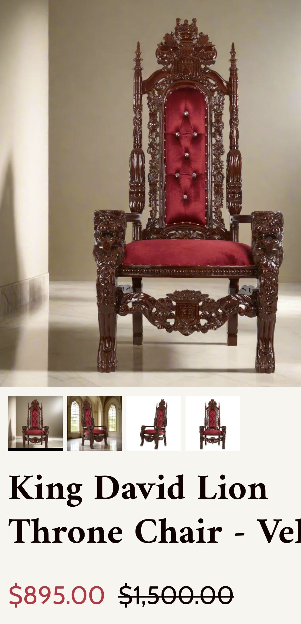 Used Event Throne! Only $500 / OBO. Going fast! Moving Out special!! 