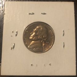 1956 Nickel Error DDO Proof Uncirculated Condition