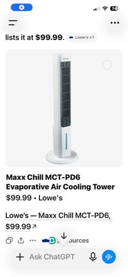 Maxx Chill MCT-PD6 Evaporative Air Cooling Tower