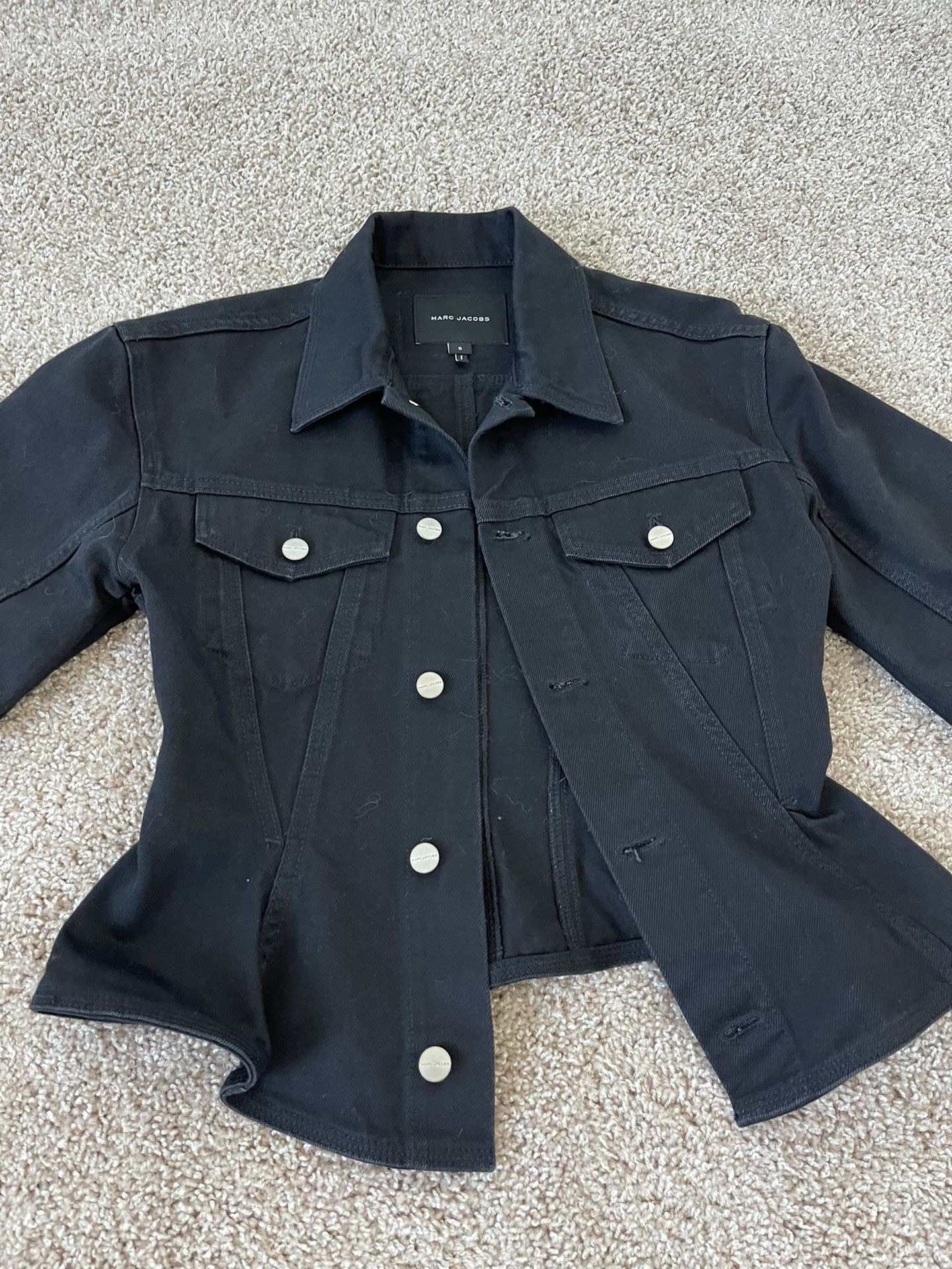 Marc Jacob’s Black Jean Jacket Size Small 