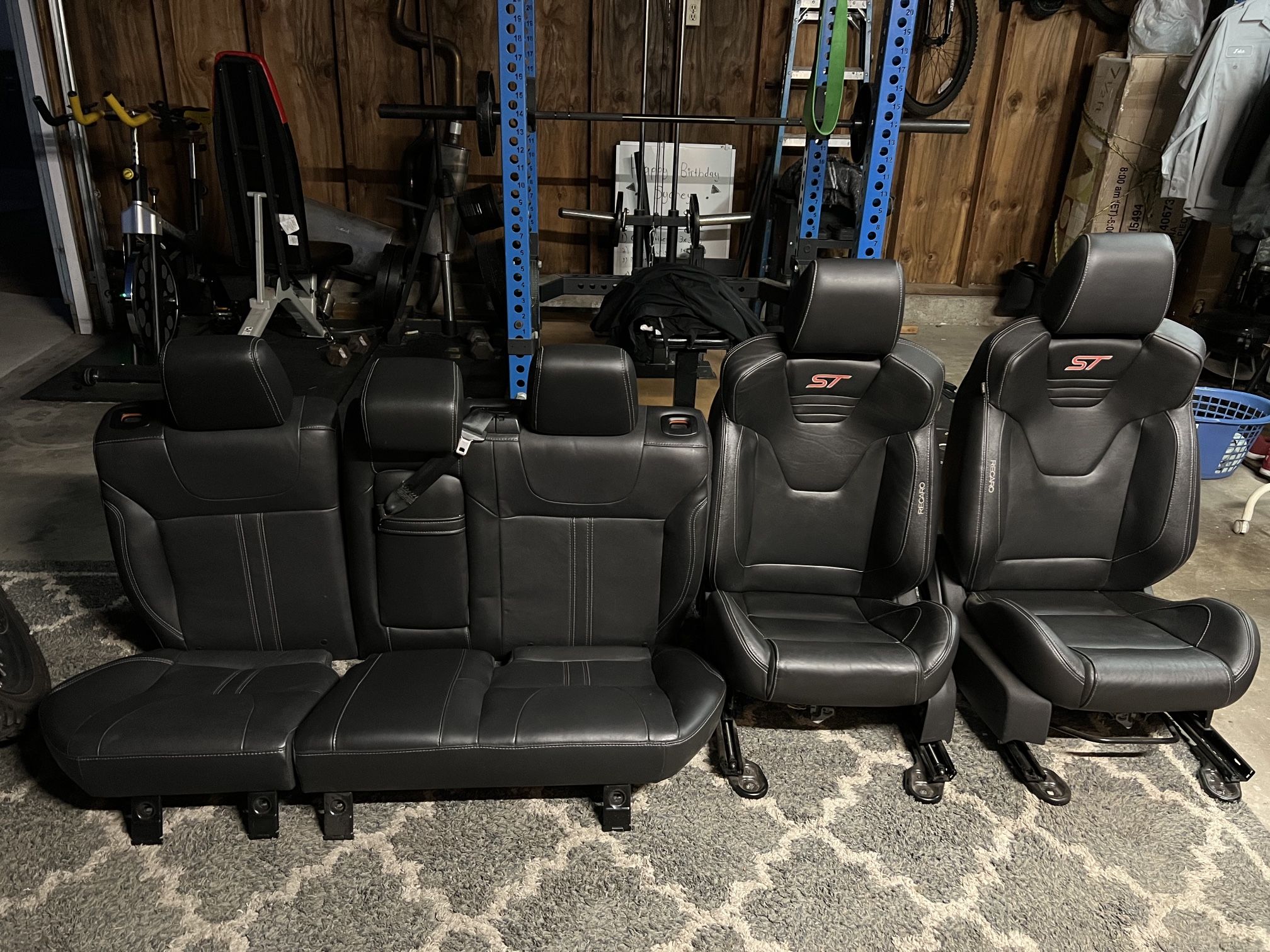 2015-2018 FORD FOCUS ST RECARO LEATHER OEM SEATS