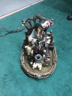 Pirate water sculpture
