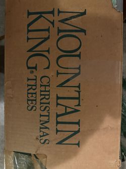 7 Ft. Mountain King Artificial Christmas Tree w/base