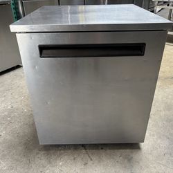1 Door under counter refrigerator, stainless steel NSF Restaurant grade Delfield 406 works great looks great 27 inch wide 32 inch tall if you see it, 