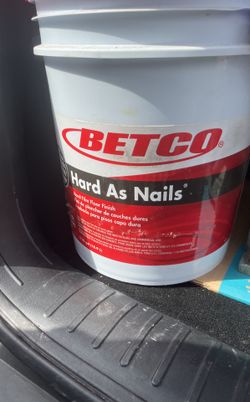 Betco hard as nails floor finish
