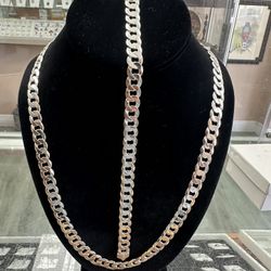 Plata 925 / Curb Cuban Sliver Chain 925 