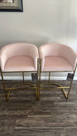 Pink kitchen bar stools
