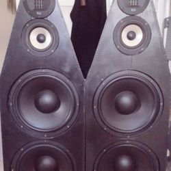 Custom Heavy Duty Open Baffle Three Way Towers