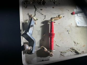 Red Ratchet Load Binder with Hook