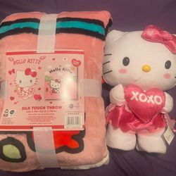 BNWT Hello Kitty Stepper & Blanket