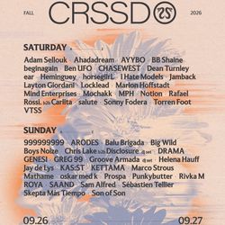 2x WEEKEND CRSSD TICKETS