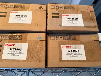Uninet iColor 350 Dye Sublimation Toner Cartridge Set