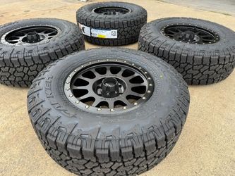 NEW 18" Method MR305 Wheels NV Falken AT4W HD LT295/70R18 100% 6x5.5 Chevy GMC Toyota Ram