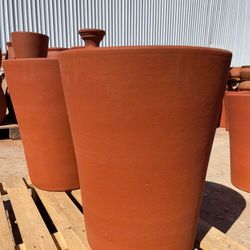 Tall Terracota Pots 21” Tall ($40 Ea