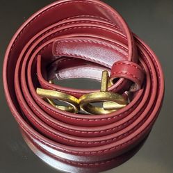 Women’s Skinny Red Belt