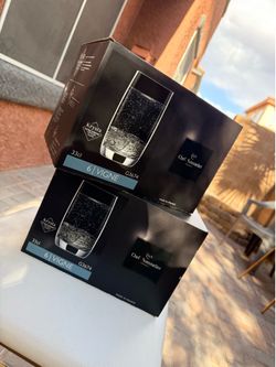 NEW in Box Krysta Crystal brand 12 Chef & Sommelier "Vigne" 33cl (11 oz) tumblers (6 glasses per box). These are high-performance glasses made from Kr