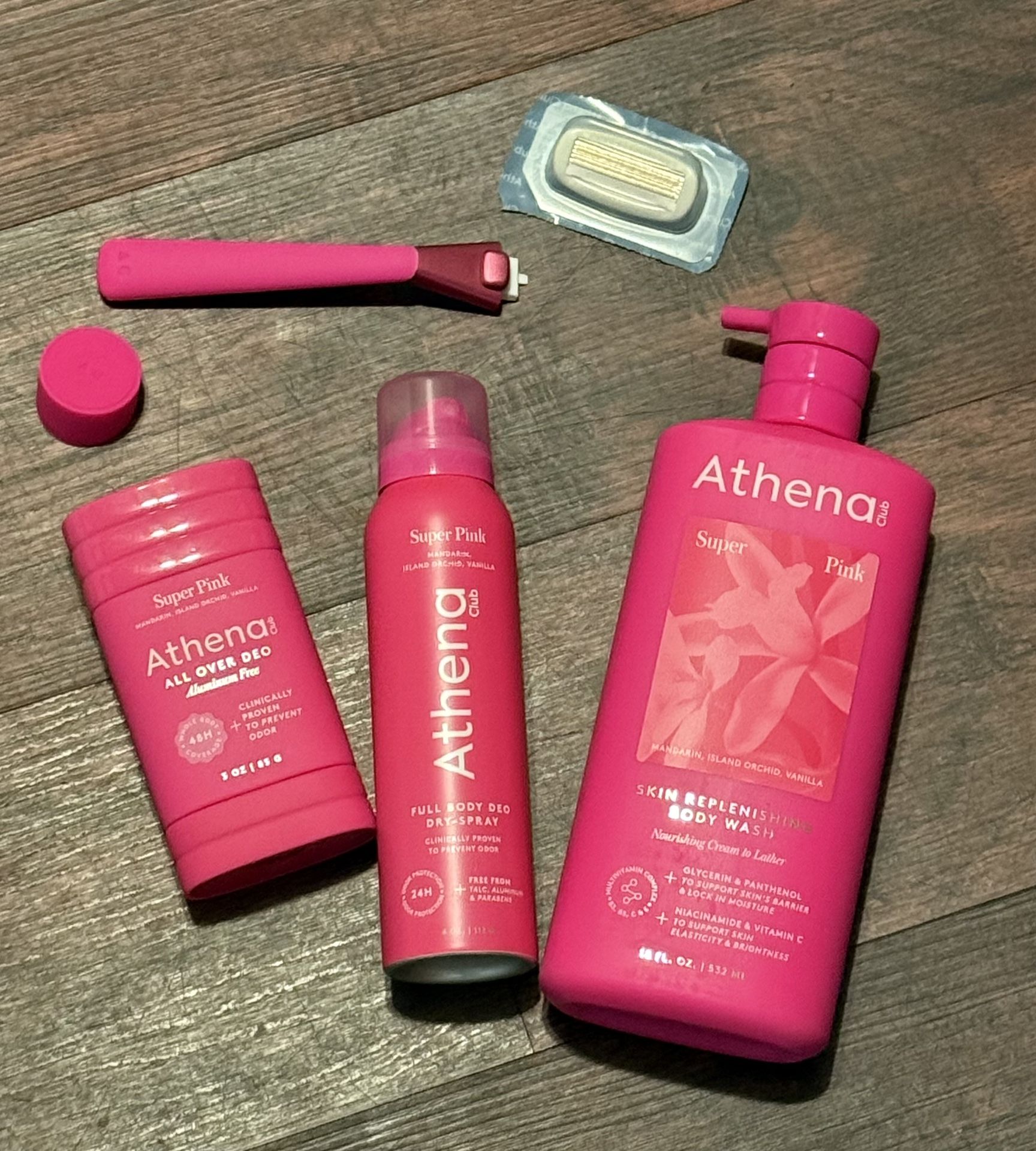 Athena Super Pink Body Care 6pc. Set