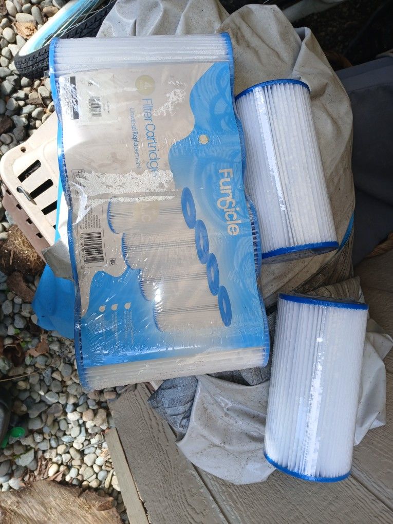 Pool Filters Universal Plus A Small Bag Of Pool Shock (Cleaner)