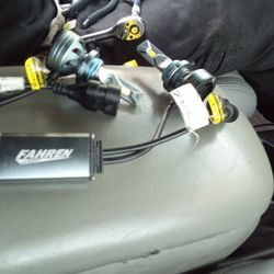 Used Fahren Led Headlight Set 